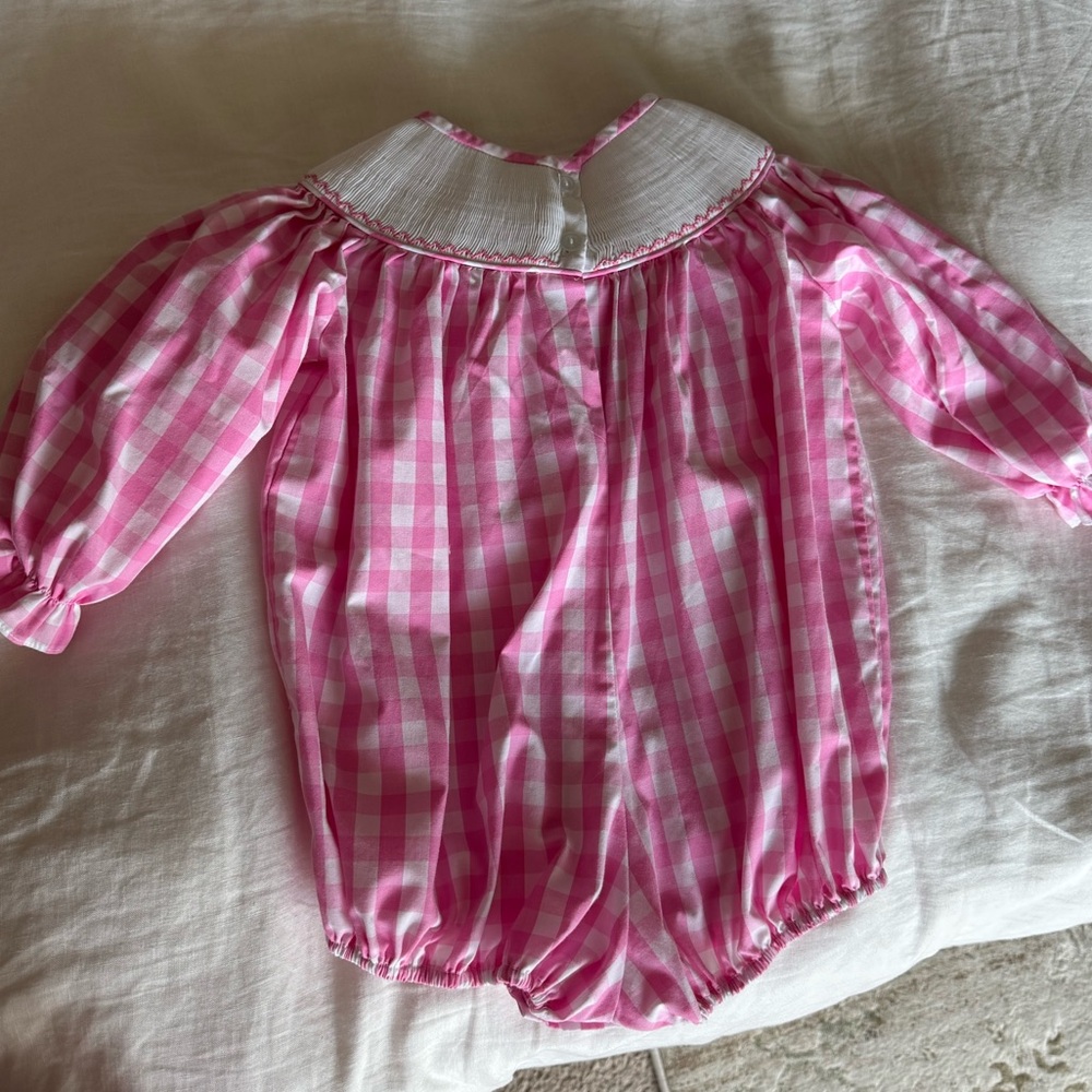 Stitchy fish girls turkey bubble romper - Picture 3 of 4
